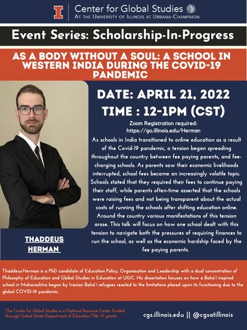 Flyer fo Thaddeus Herman's talk. 