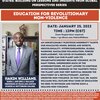 Flyer for Hakim Williams Event