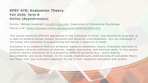A flyer about the class with the same information as the text description on the web page.