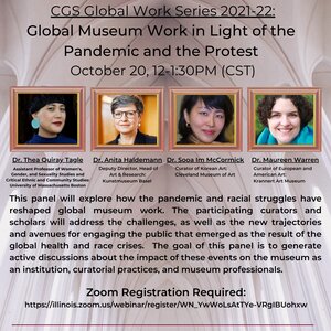 a photo of the Global Museum Work Event Flyer