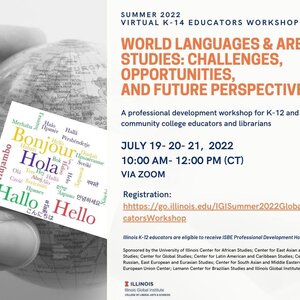 SUMMER 2022 VIRTUAL K-14 EDUCATORS WORKSHOP