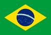 Flag of the country Brazil.