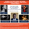 Flyer for the Global Culture Work event on March 5, 2022.